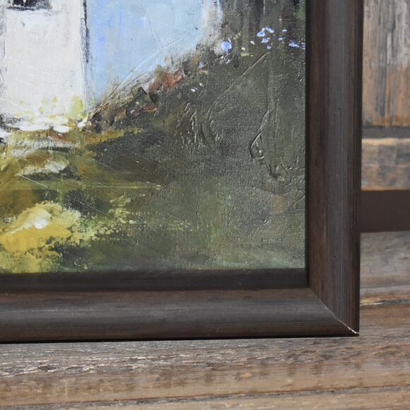 Hobby Lobby Rustic Farmhouse White Chapel Church Wood Frame Wall Art Decor - Picture 6 of 8